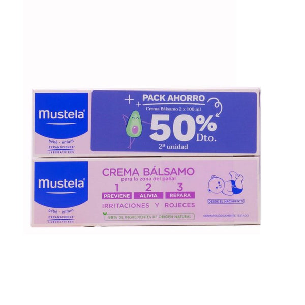 Mustela DUPLO Crema Bálsamo, 2x100ml