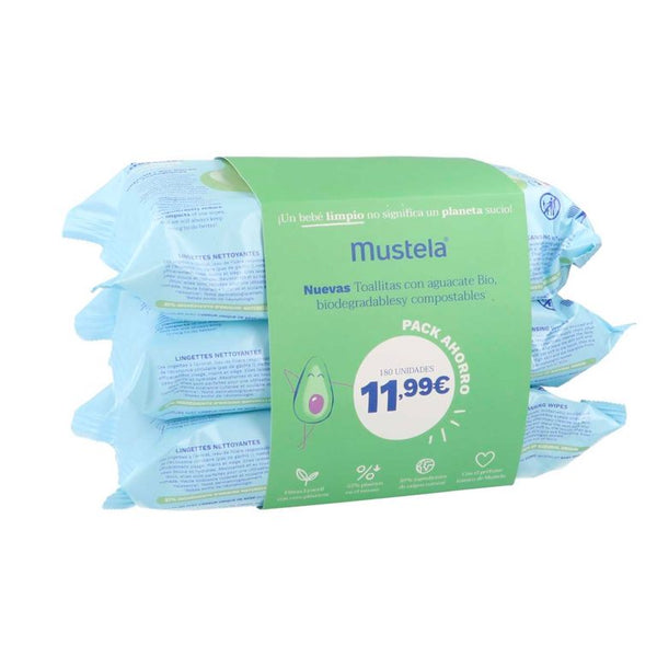 Mustela Toallitas Limpiadoras 60 unidades