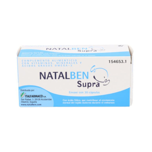 NATALBEN SUPRA EMBARAZO LACTANCIA 30 CAP
