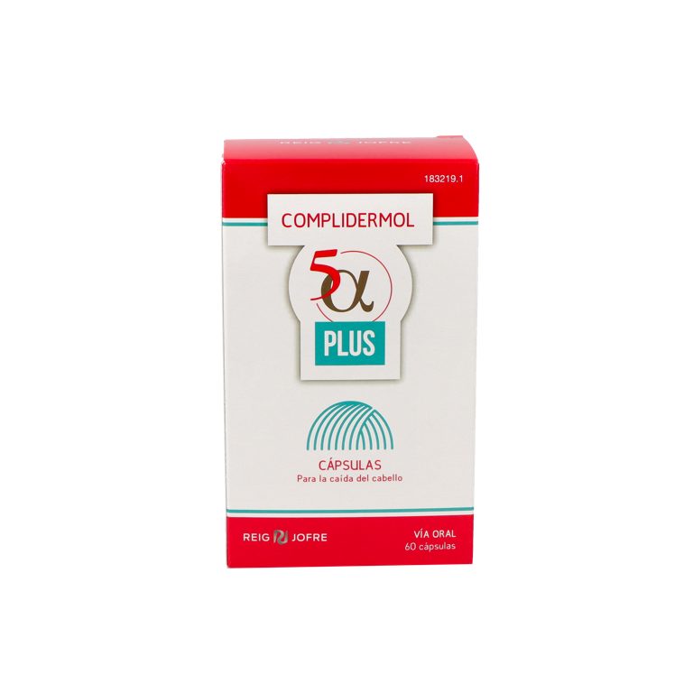COMPLIDERMOL 5 ALPHA PLUS VIT PELO 60CAP