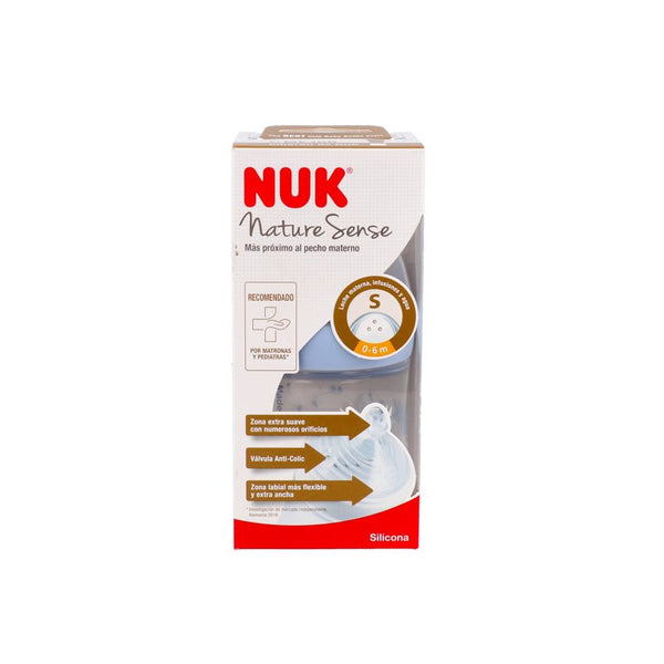 Nuk Nature Sense Biberón Silicona 150 ml Talla S 0-6 M