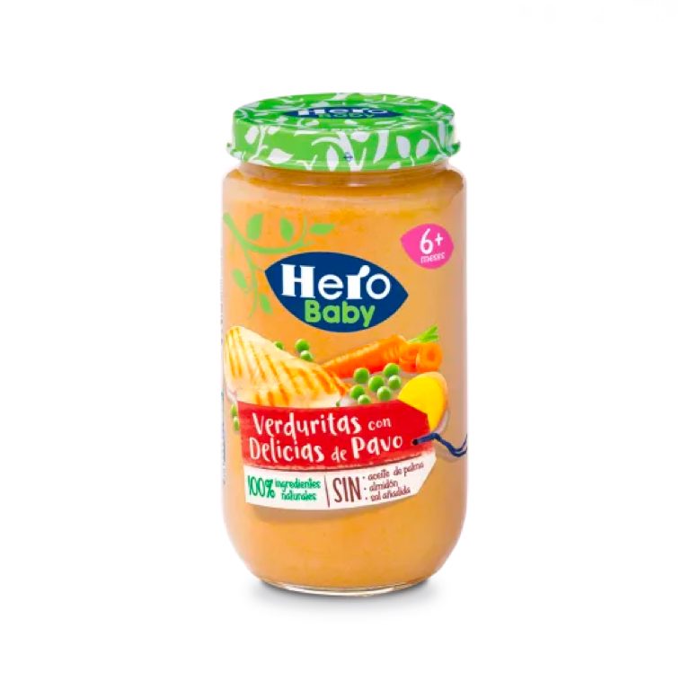Hero Potito Tarrito de Verduras con Delicias de Pavo