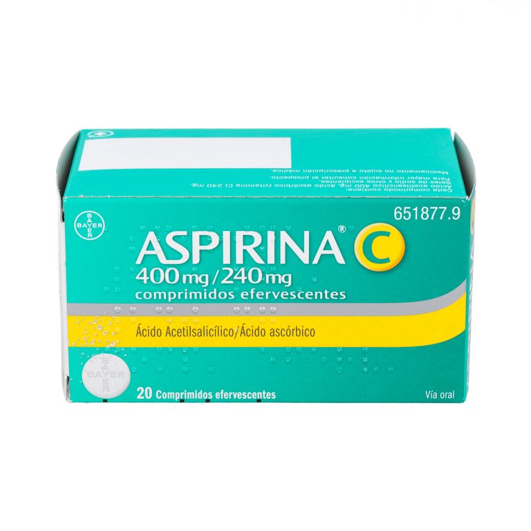 ASPIRINA C 400/240 MG 20 COMPRIMIDOS