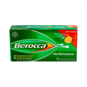 BEROCCA PERFORMANCE 30 COMP EFV NARANJA