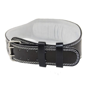 Leather gym belt