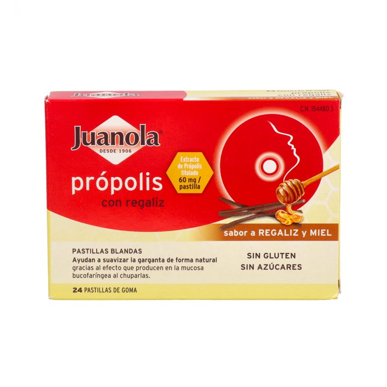 JUANOLA PROPOLIS REGALIZ 24 PAST BLANDA