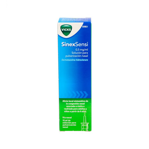 VICKS SINEXSENSI PULVERIZADOR NASAL 15ML