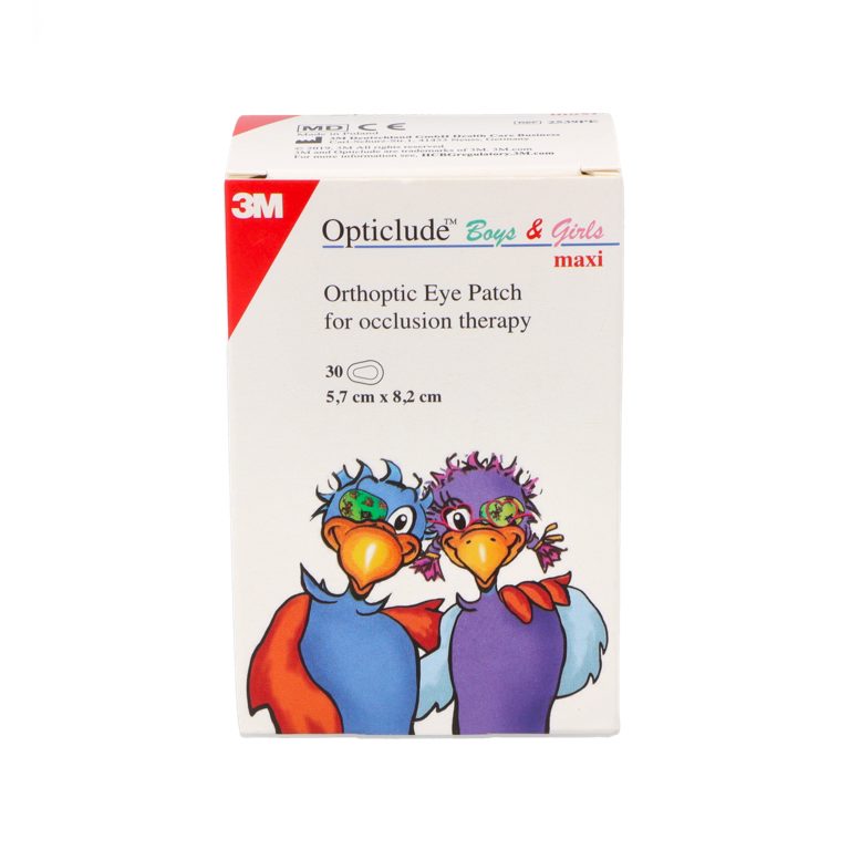 PARCHE OCULAR OPTICLUDE DIBUJOS 8X5.7 30U