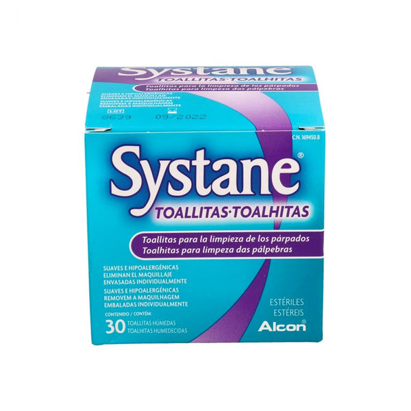 Systane Toallitas Estériles para Limpieza Ocular 30 unidades