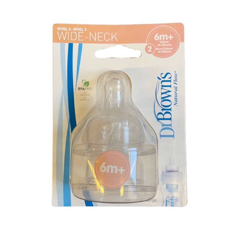 DrBrowns Tetina NaturalFeeling +6M, 2 Uds