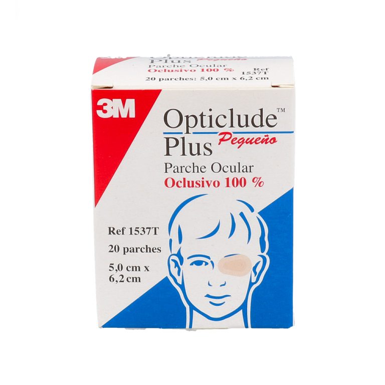 PARCHE OCULAR OPTICLUDE PLUS 6X5CM 20 U