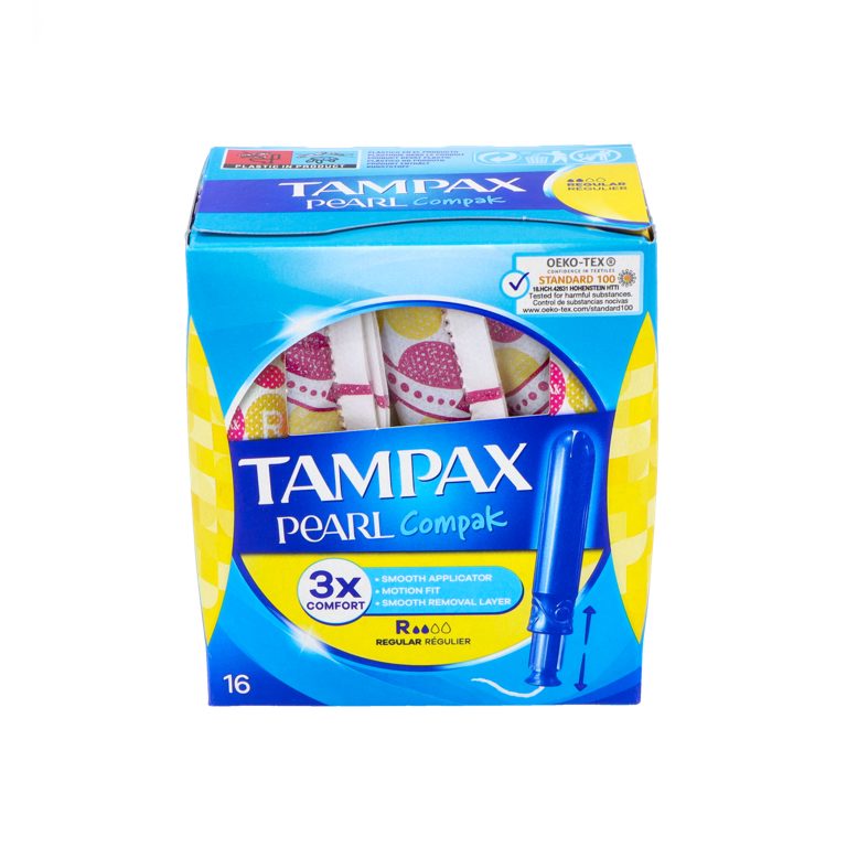 TAMPAX COMPAK PEARL REGULAR 16 U