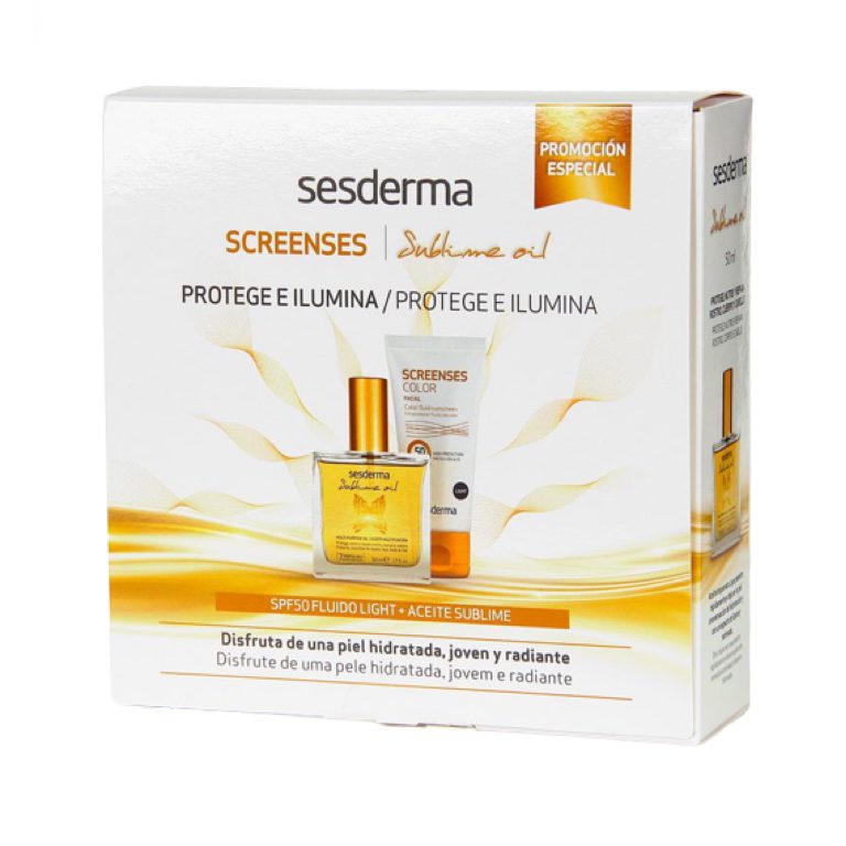 Sesderma Pack Screenses Fluido Light Color Spf50+Aceite Sublime