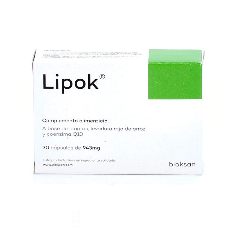 Bioksan Lipok, 30 cápsulas.
