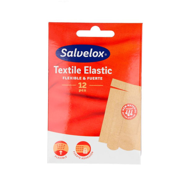 Salvelox Textil Elástico 12 Apósitos Surtidos