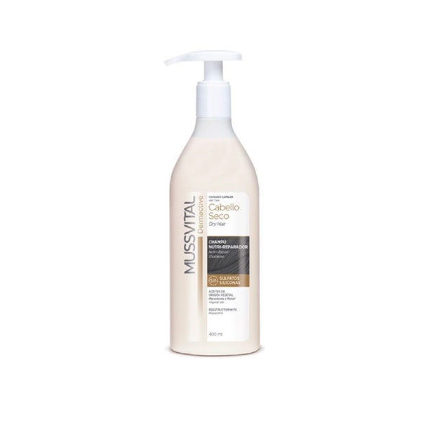 Mussvital Dermactive champú cabello seco 400ml