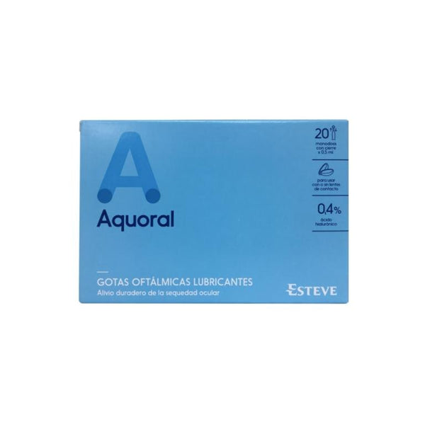 Aquoral gotas oftalmológicas 20 monodosis x 0,5ml