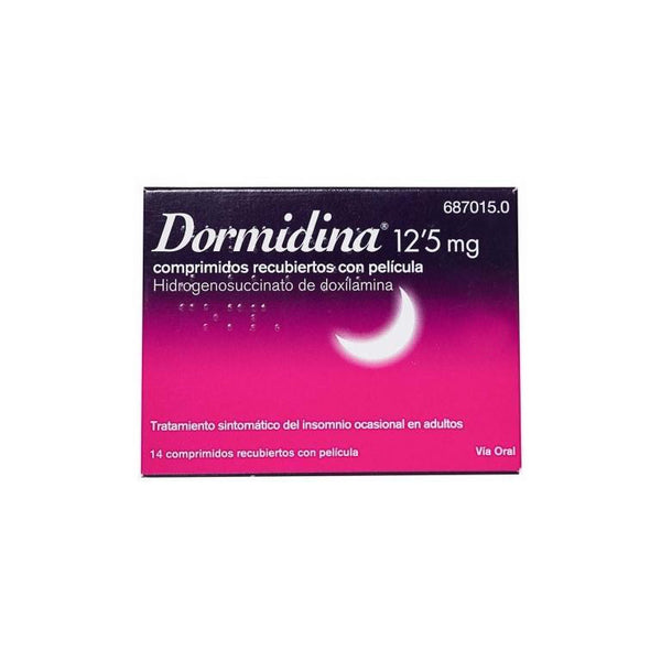 DORMIDINA 12.5 MG 14 COMPRIMIDOS RECUBIERTOS