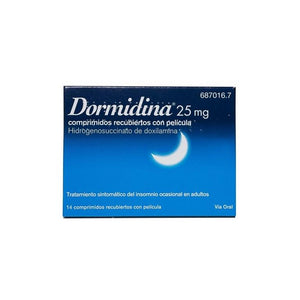 DORMIDINA 25 MG 14 TABLETS