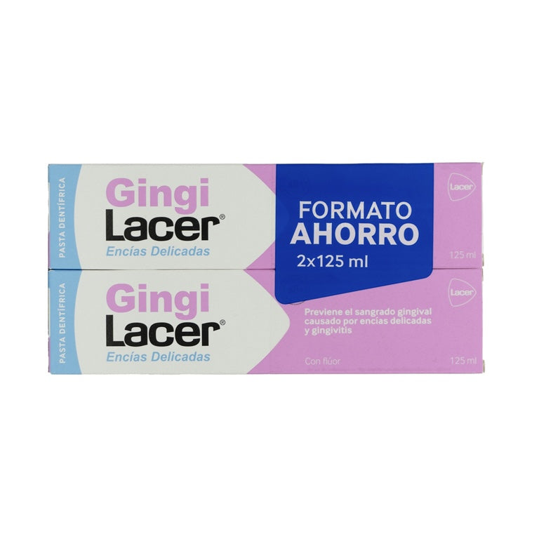 LACER Gingilacer Toothpaste Lot 2x125 Ml