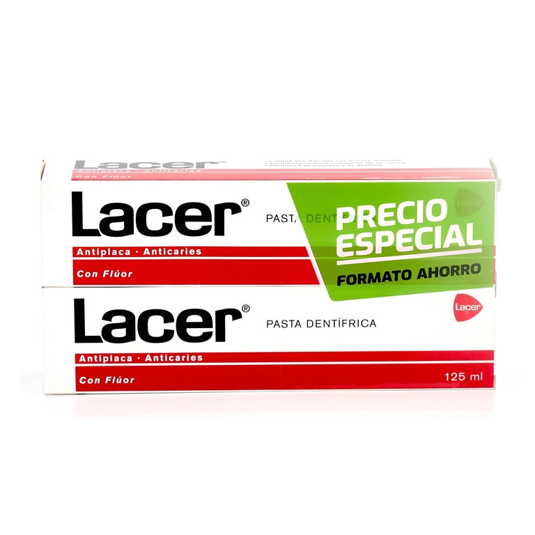 Lacer Toothpaste 2x125 Ml