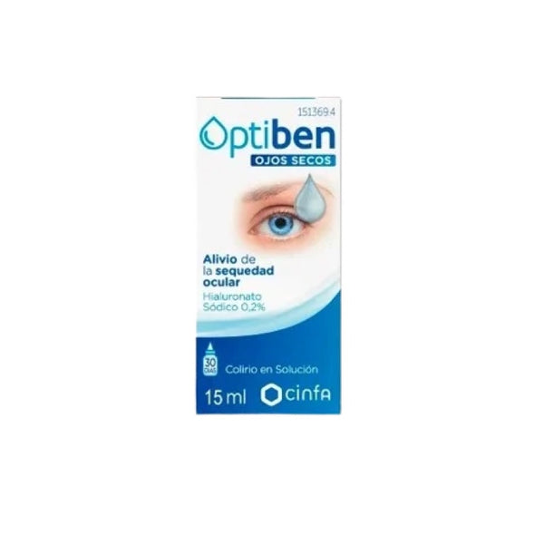 Optiben Lubricante Ocular Gotas 15ml