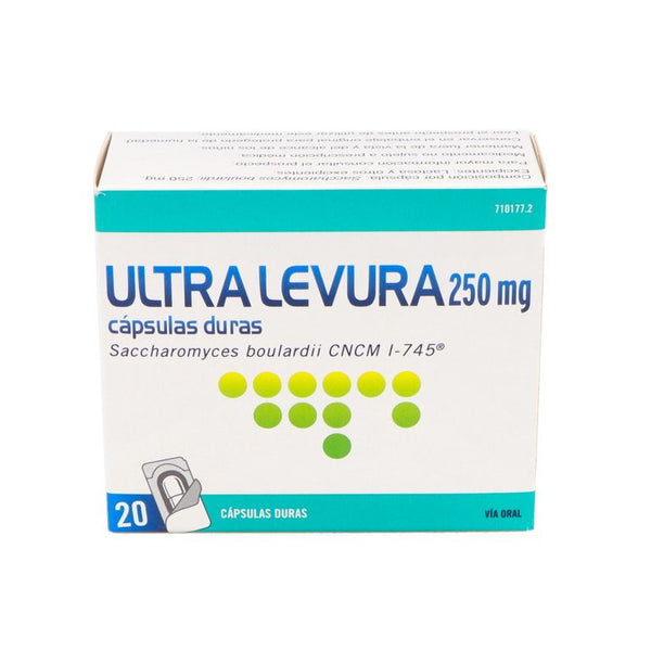 ULTRA LEVURA 250 MG 20 CAP