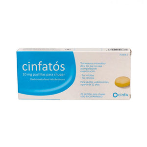 CINFATOS 10 MG 20 PASTILLAS PARA CHUPAR