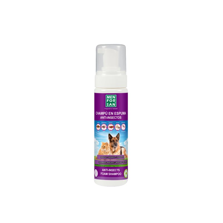 Menforsan Espuma Anti-insectos perros y gatos 300ml