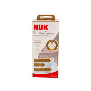 Nuk Nature Sense Biberón Silicona 150 ml Talla M 0-6 M