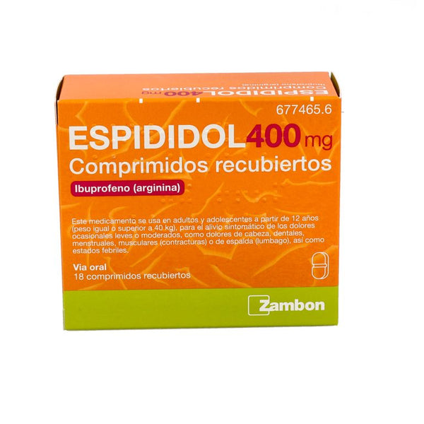 ESPIDIDOL 400 MG 18 COMPRIMIDOS