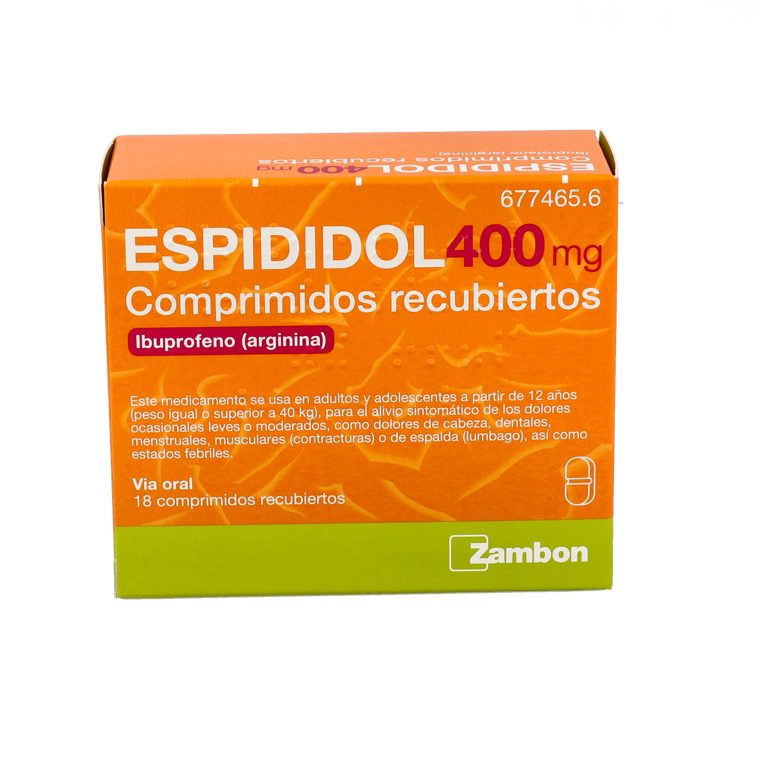 ESPIDIDOL 400 MG 18 COMPRIMIDOS