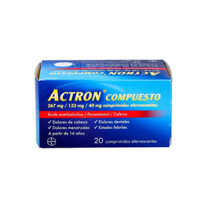 Actron 267 mg / 133 mg / 40 mg, 20 tablets