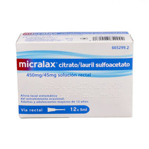 MICRALAX 12 MICROENEMAS 5 ML