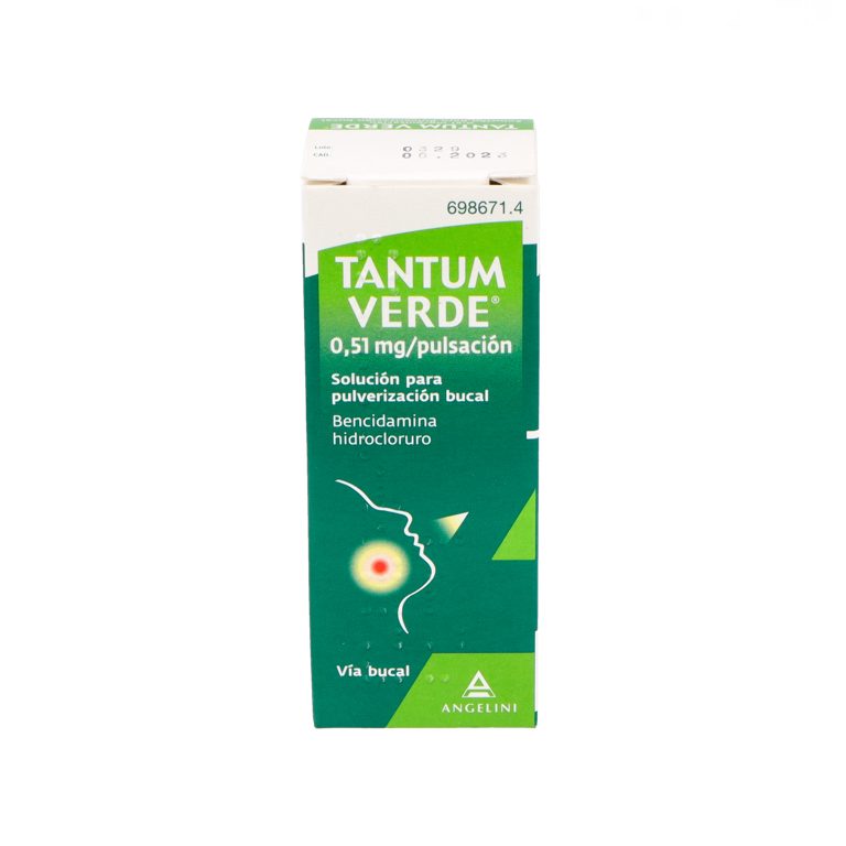 Tantum Verde 510 Mcg/Pulsación Aerosol Bucal 15ml
