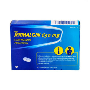 TERMALGIN 650 MG 20 COMPRIMIDOS