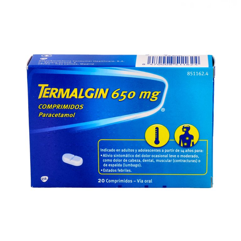 TERMALGIN 650 MG 20 COMPRIMIDOS