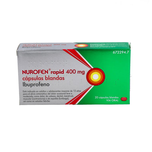 NUROFEN RAPID 400 MG 20CÁPSULAS