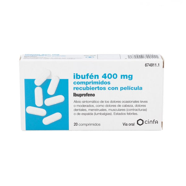 IBUFEN 400 MG 20 COMPRIMIDOS