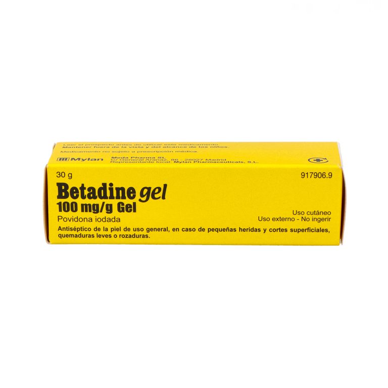 BETADINE 100 MG/G GEL TOPICO 30 G