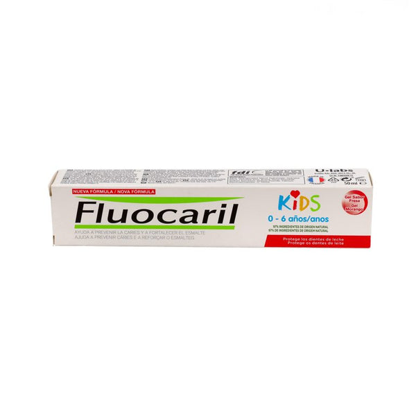 FLUOCARIL KIDS FRESA 50 ML GEL 0-6 AÑOS