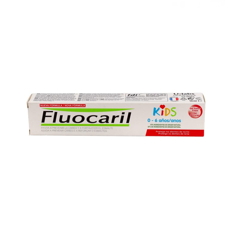 FLUOCARIL KIDS FRESA 50 ML GEL 0-6 AÑOS