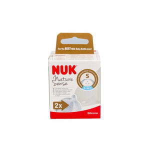 Nuk Natura Sense Tetina Silicona Talla S 6-18 M, 2 Uds