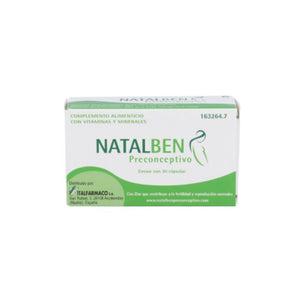 NATALBEN PRECONCEPTIVO VIT 30 CAP