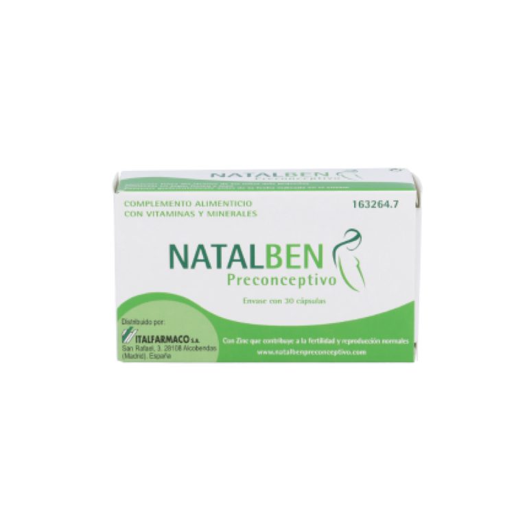 NATALBEN PRECONCEPTIVO VIT 30 CAP