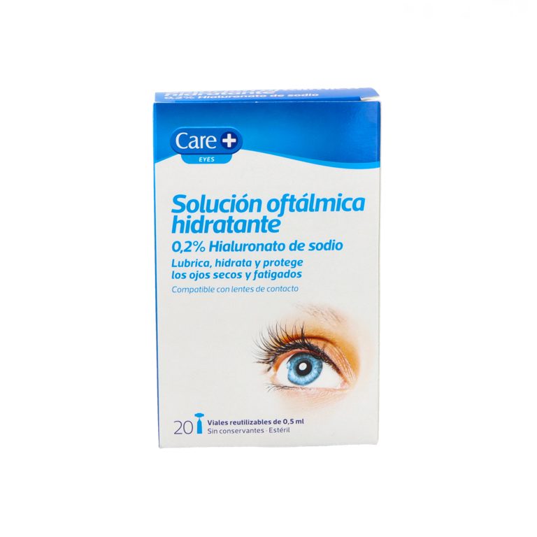 Care+ Solución Oftalmológica Hidratante 0,5ml 20 unidades