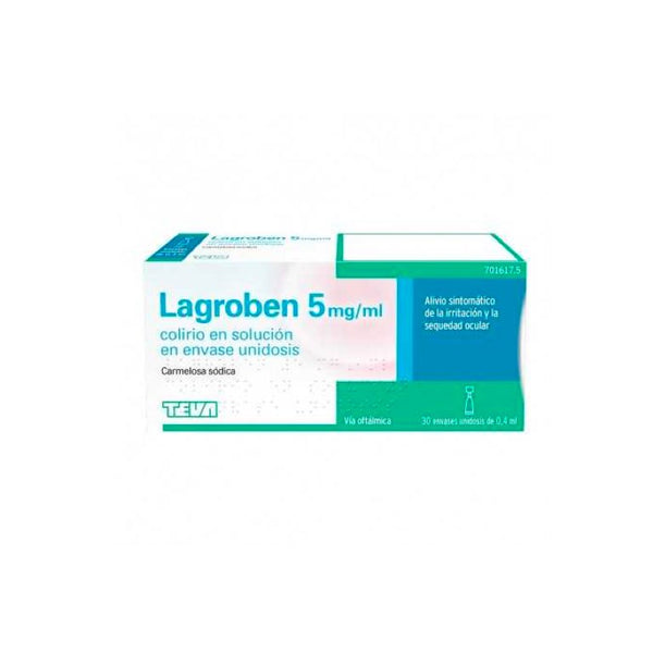 Lagroben Lágrima Artificial Carmelosa 5Mg/Ml Colirio 30u