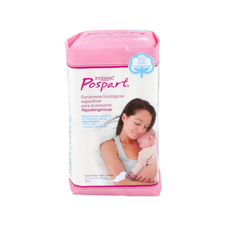 INDASEC POSPARTO NORMALES 10 UDS
