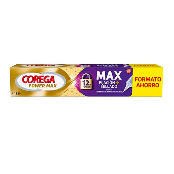 COREGA MAX FIJACIÓN + SELLADO (SIN SABOR) 70G