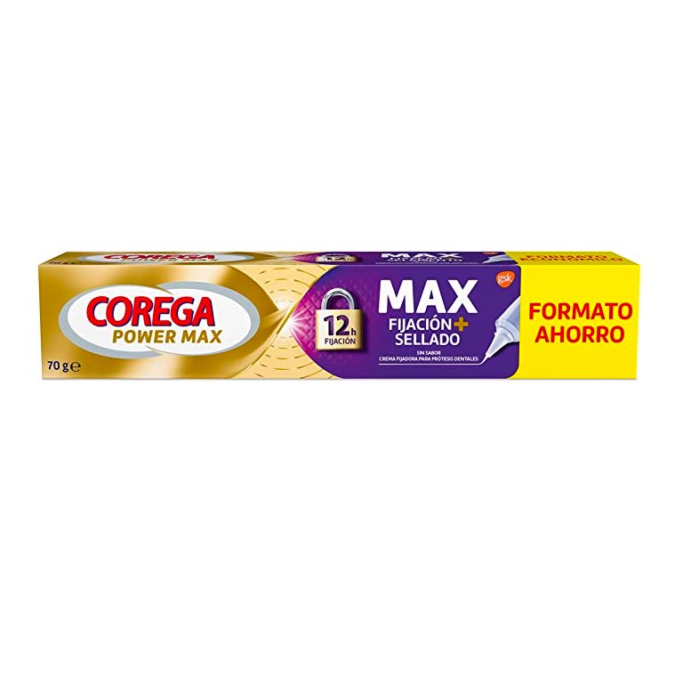 COREGA MAX FIJACIÓN + SELLADO (SIN SABOR) 70G